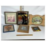 SEVERAL SMALL ART ITEMS, CHERYL PRICE, SILHOUETTE