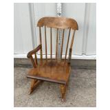 NICHOLS & STONE CHILDS WINDSOR ROCKING CHAIR