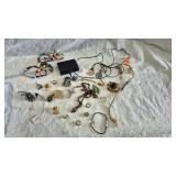 COLLECTION OF JEWELRY, STRING NECKLACES
