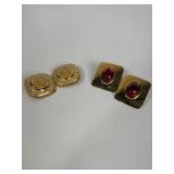 2 SETS OF MCM CUSTUME JEWELRY EARRINGS