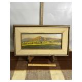 'AUGUST EVENING' DALE LIVEZEY OIL ON CANVAS