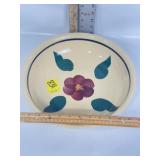13" WATT POTTERY RIO ROSE SPAGHETTI BOWL