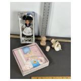 VINTAGE PORCELAIN DOLLS, WINNIE POOH BABY FIRST