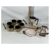 VNTG. NFC INSULATED COFFEE MUG & CADDY SET