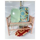 CEL-PLAY TRAY, TEXAS WARE TRAY, DOLL CRIB