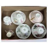 VNTG. SHELLEY FINE CHINA DEMITASSE CUPS/SAUCERS