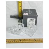 WATERFORD CRYSTAL RING HOLDER & BUTTERFLY