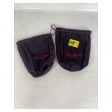 2 PURPLE CROWN ROYAL BAGS