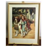 'TO SCHOOL WELL FED WITH GRAPE-NUTS' LITHO PRINT