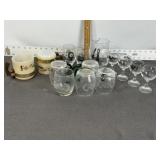 STEMWARE GLASSES, WESTERN DESERT MUGS