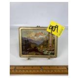 ANTIQUE VALLEY MARKET ADVERTISING THERMOMETER