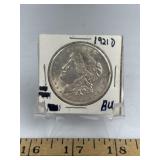 1921-D MORGAN SILVER DOLLAR (BU)