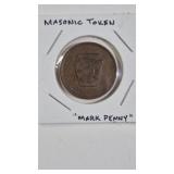 MASONIC PENNY TOKEN