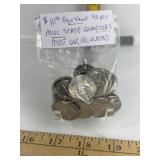 $10 WORTH OF STATEHOOD QUARTERS VARIETY