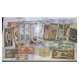 STACK OF WW 2 ERA NOTES, MILITARY, MORE