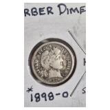 1898-O BARBER DIME