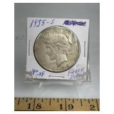 1935-S PEACE DOLLAR (VF+ -- XF)