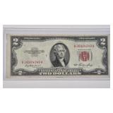 1953 $2 RED SEAL LEGAL TENDER NOTE (VF)