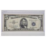 1953 $5 SILVER CERTIFICATE '5 OF A KIND'