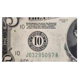 1928 $5 KANSAS CITY #10 FEDERAL RESERVE NOTE (VF)