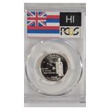 2008-S SILVER HAWAII QUARTER PCGS PR69DCAM