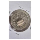 NICE! 1883 SHIELD NICKEL (AU)