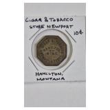 HAMILTON, MT STORE NEWPORT CIGAR & TOBACCO TOKEN