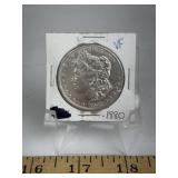1880-P MORGAN SILVER DOLLAR (VF)