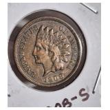 1908-S INDIAN HEAD CENT 'FULL LIBERTY' (XF)