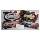 2009 P & D STATE QUARTER SETS W/ GOLD PLATED SET