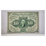 1ST ISSUE 10 CENT POSTAGE CURRENCY (AU)