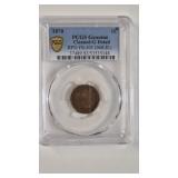 1870 INDIAN CENT VARIETY RPD FS-301 PCGS GRADE
