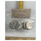 15- BI-CENTENIAL HALF DOLLARS