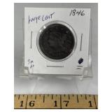 1846 BRAIDED HAIR LARGE CENT (SMALL DATE)