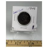 1848 BRAIDED HAIR LARGE CENT
