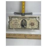 1929 $5 NATIONAL CURRENCY FRBN BOSTON