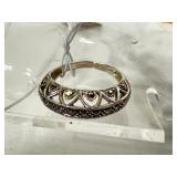 STERLING FILIGREE RING