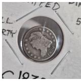 1830 5 CENT CAPPED BUST HALF DIME