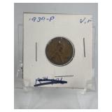 1939-P LINCOLN WHEAT CENT  (VF)
