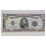 1934A $5 SILVER CERTIFICATE (CU)