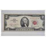 1963 $2 RED SEAL LEGAL TENDER NOTE (XF)