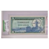 U.S. MILITARY CERTIFICATE 5C. SERIES 681 (GEM)