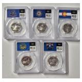 2006-S SILVER STATEHOOD QUARTER SET PCGS PR69DCAM