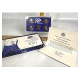 2001-S STATEHOOD QUARTER U.S MINT PROOF SET (CLAD)