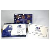 2002-S STATEHOOD QUARTER U.S MINT PROOF SET (CLAD)