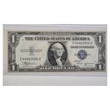 1935B VINSON $1 SILVER CERTIFICATE (CU)