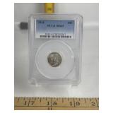 1944 MERCURY PCGS MS65 GRADED DIME