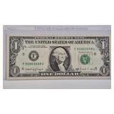 1988 $1 EXPERIMENTAL WEB NOTE (XF) PLATE 9 / 4