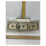 LOT OF 2- 1934 $5 & $10 SILVER CERTIFICATES