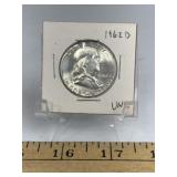 1962-D FRANKLIN HALF (UNC)